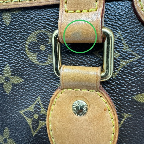 💯Authentic LOUIS VUITTON PALERMO PM MONOGRAM CANVAS SHOULDER BAG BROWN - Picture 7 of 11